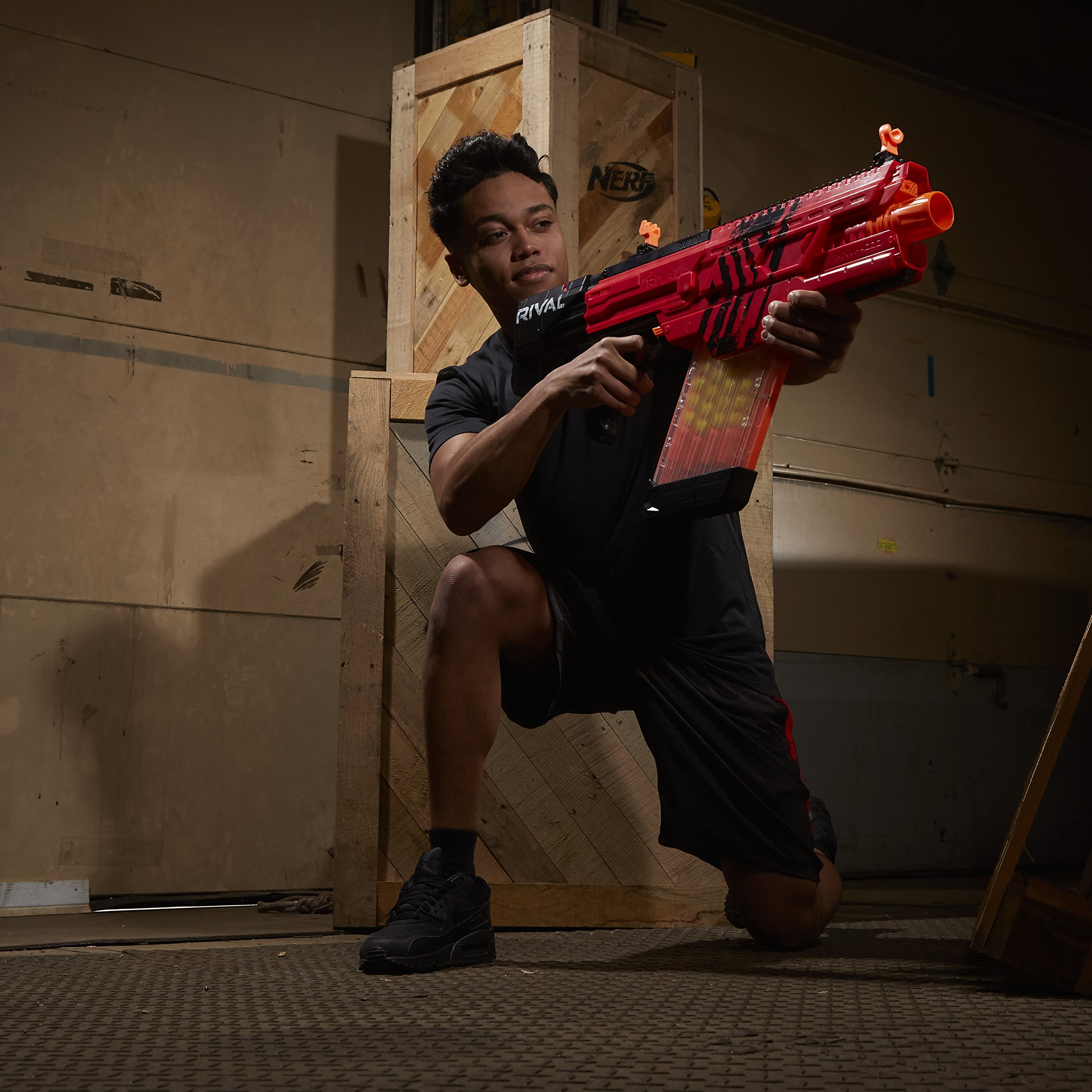 NERF Rival Khaos MXVI-4000 Blaster Red : Amazon.pl: Zabawki